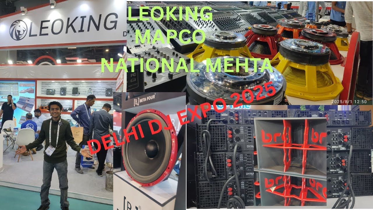 Delhi DJ Expo 2025 | LEOKING, MAPCO & National Mehta | Best DJ Equipment 🎧