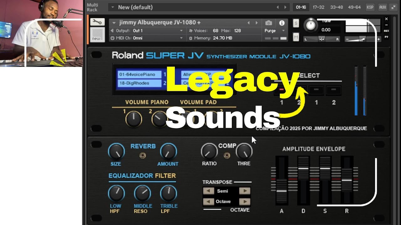 Roland JV 1080 legacy sounds full review @Jimmy Albuquerque (Developer)
