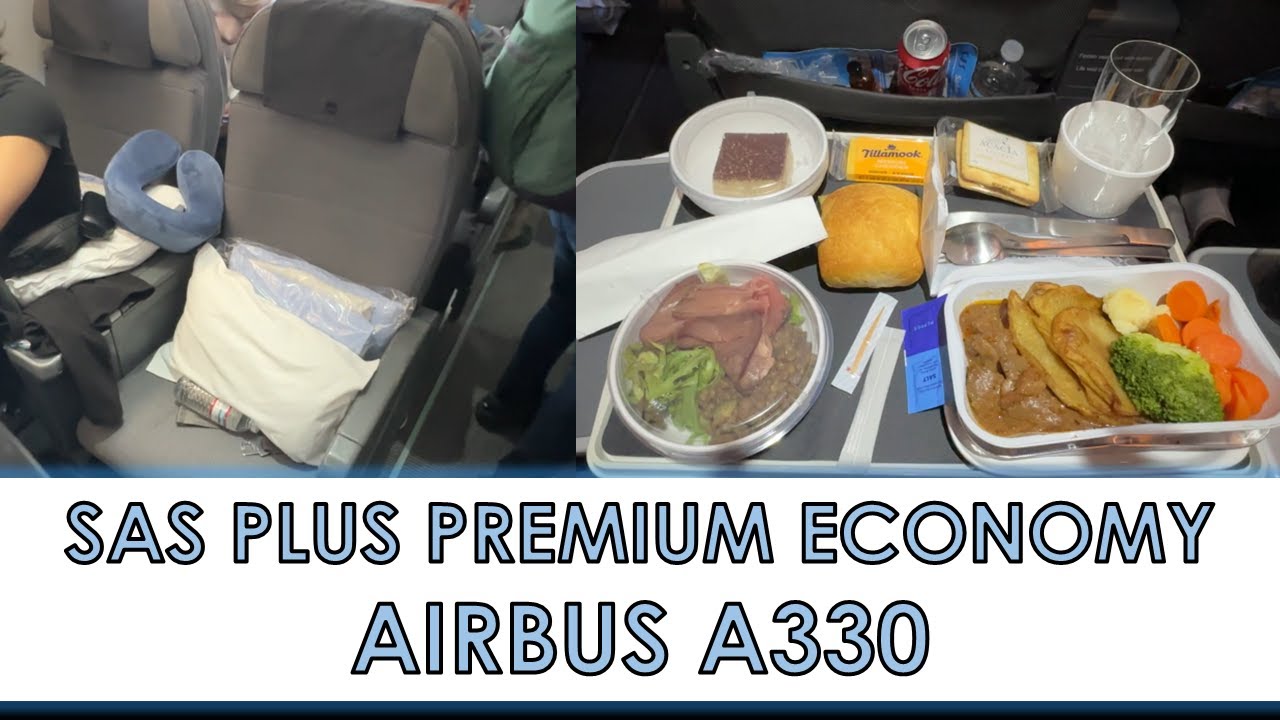 SAS Plus A330 PREMIUM ECONOMY — «Премиум» или «Эконом»? — Обзор полётов