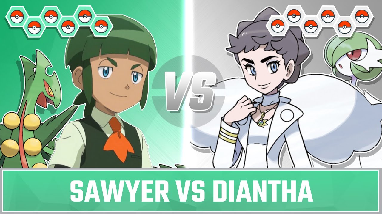 Kalos League - Quarter Final: Sawyer vs Diantha