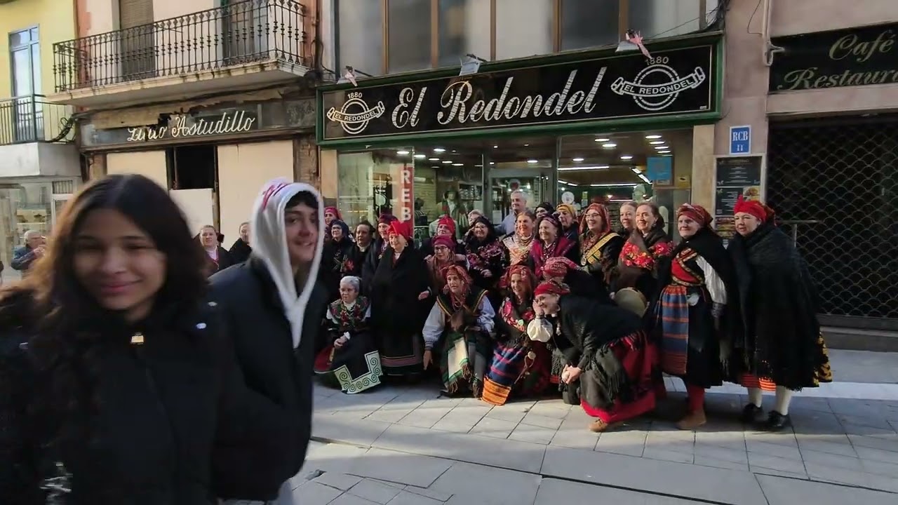 Aguedas S Jose Obrero 2026 bailando por las calles de Zamora