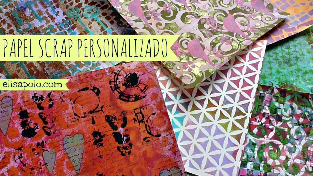 DIY, Haz tu propio Papel Scrapbook, Papel Scrapbook Persolalizado, Scraptologie
