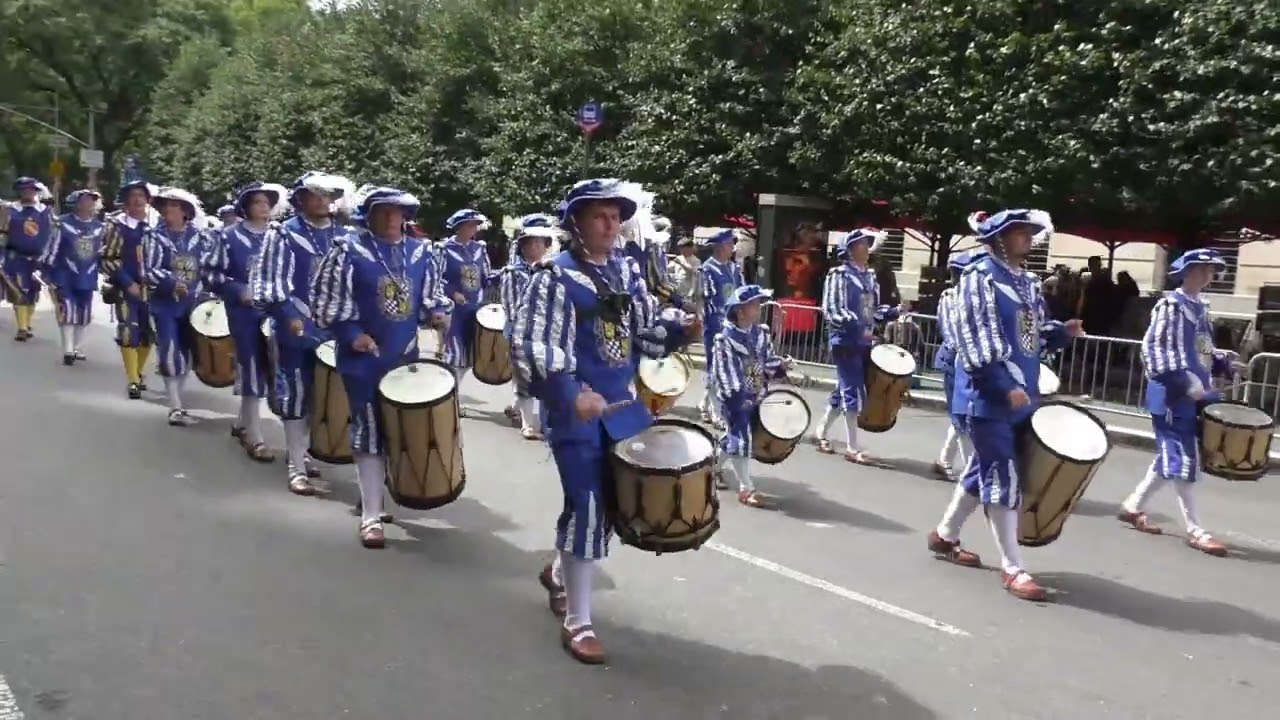 Steuben Day Parade~NYC~2023~Fanfarenund Trommlerzug Bretten 1504 Marching Band~NYCParadelife