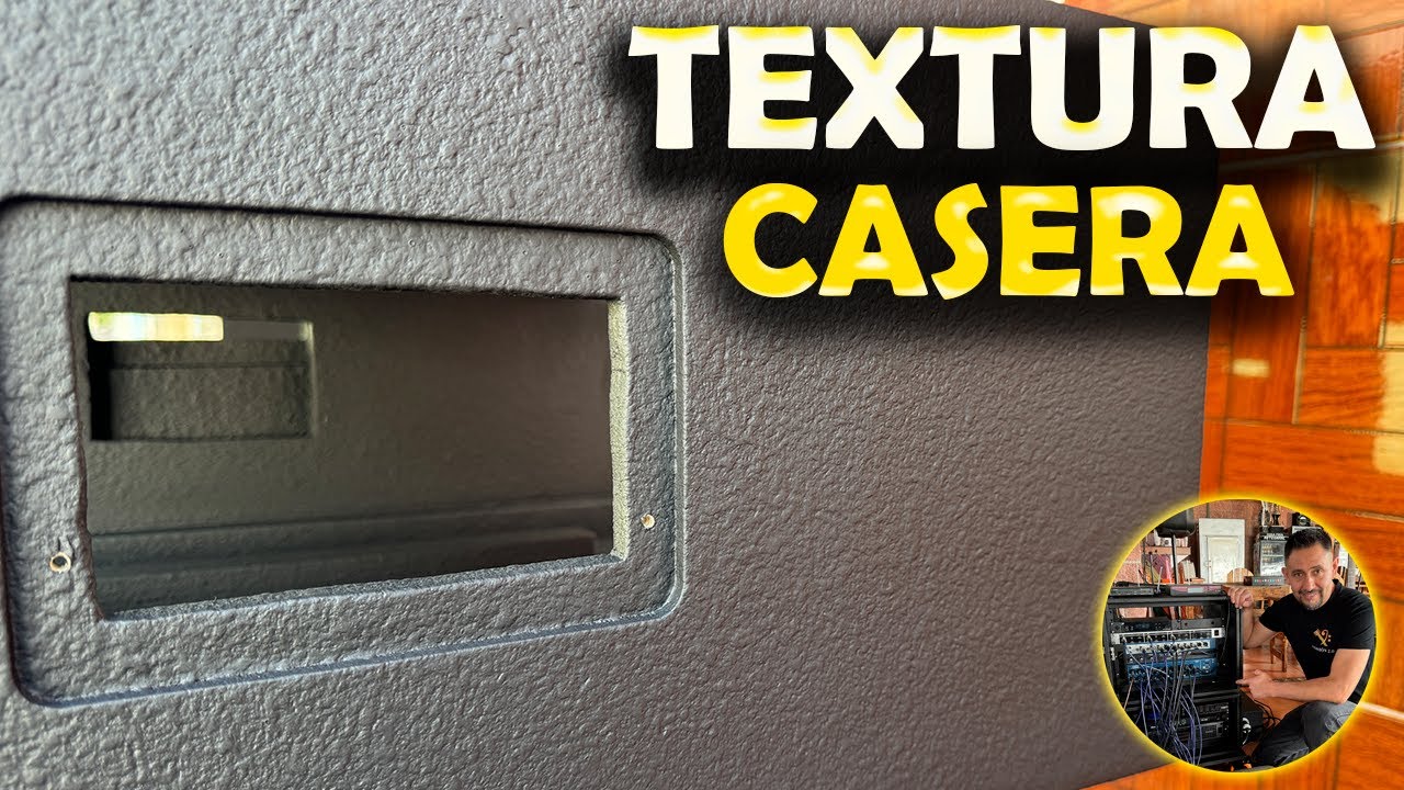 Como Texturizar Un Bafle Con Textura Casera