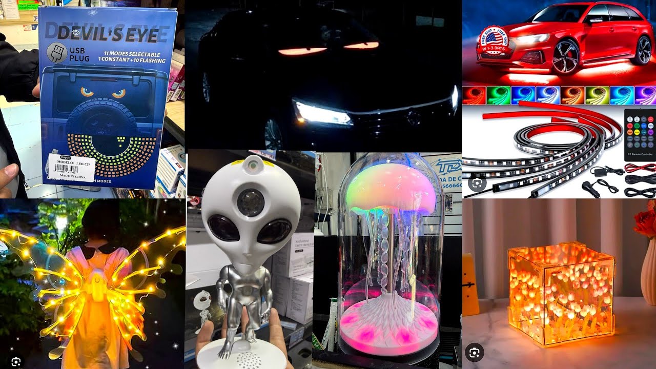 TECNOLOGIA DE PUNTA para tu AUTOMÓVIL / NEGOCIO Y HOGAR 😱 Bocinas, Alas, Luces led, Camaras..