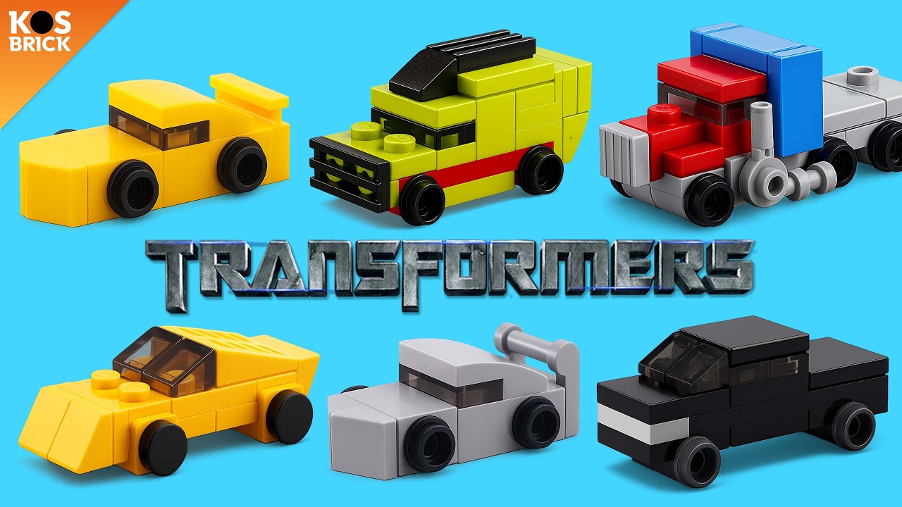 Lego Transformers 2007 (режим «Тачки») Мини-машинки — часть 14 (обучение)