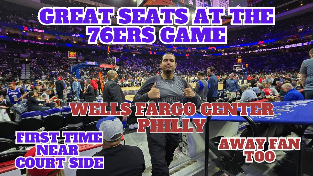 YesYes Vlog #62 Great Seats For MyFirst 76ers Game Wells Fargo Center 2024