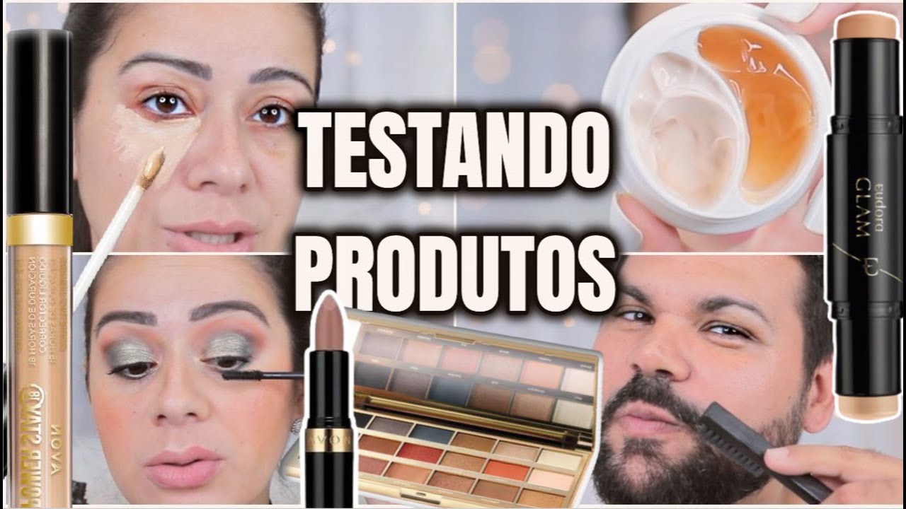 Testando recebidos de skincare e make | AVON, EUDORA ...