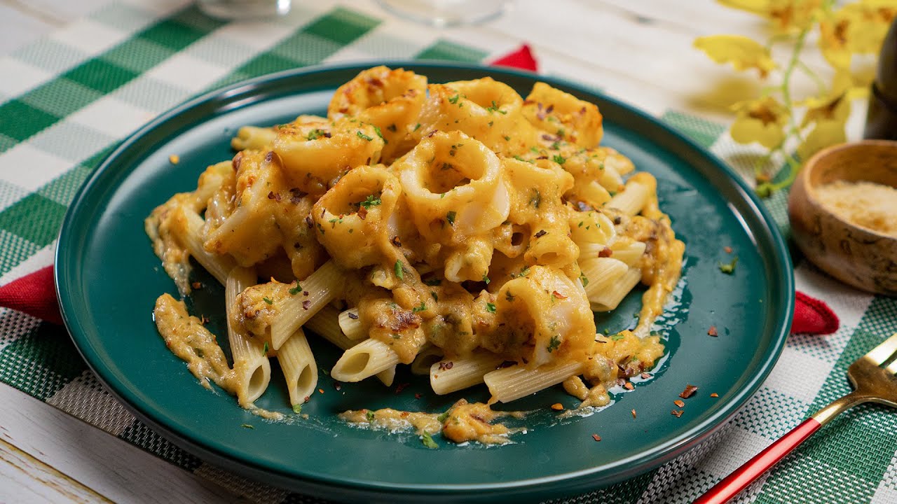 6-Step CREAMY CALAMARI PASTA | Recipes.net