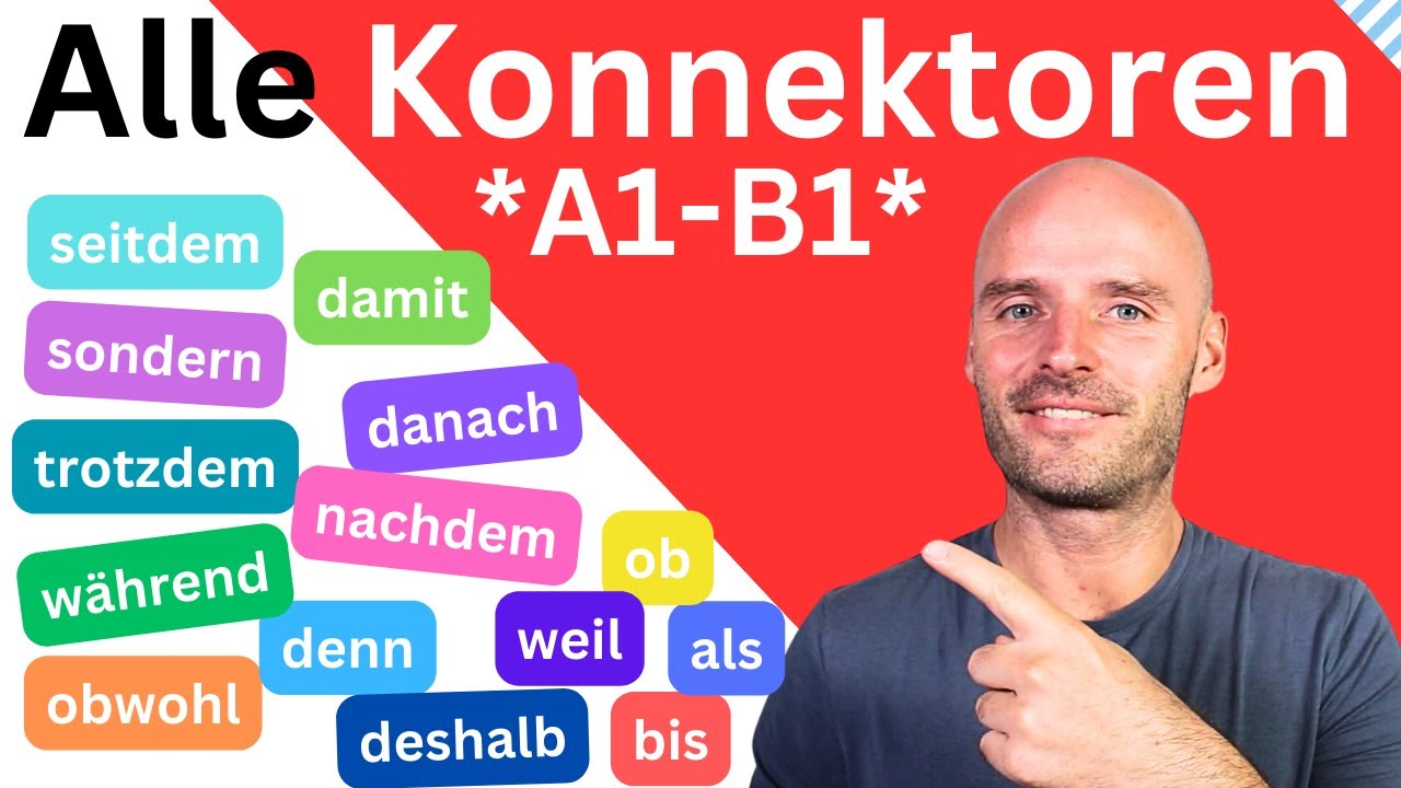 ALLE Konnektoren (von A1-B1) | Deutsch lernen B1