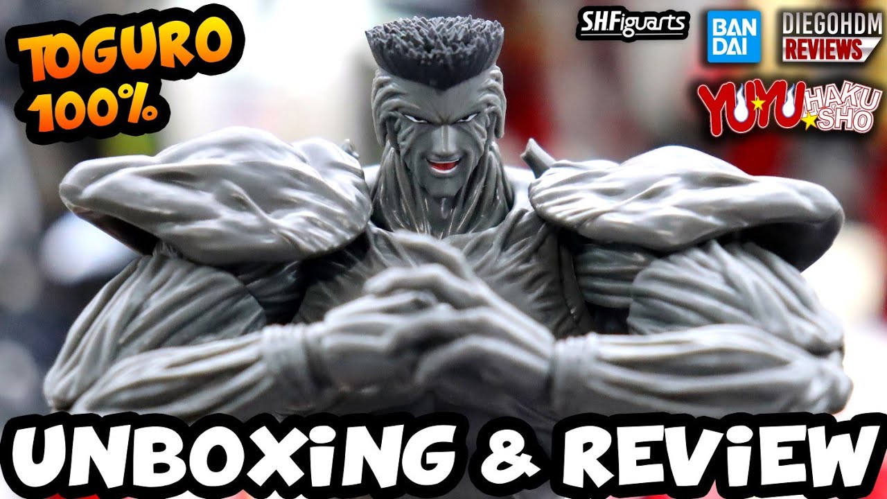 TOGURO 100% Yu Yu Hakusho SH Figuarts Unboxing e Review BR