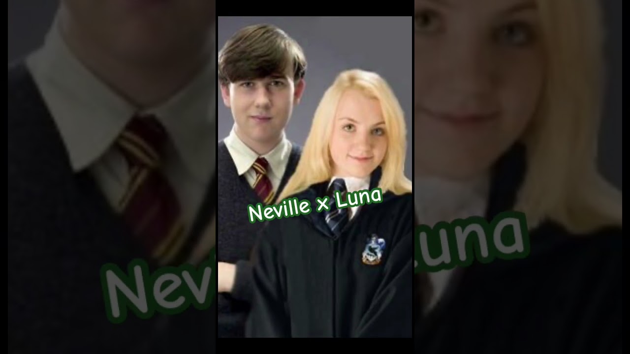 Draco x Hermione - Dramione & Neville x Luna - Nuna #harrypotter