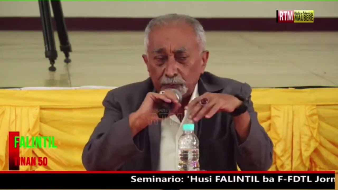 Воспроизведение: Генеральный секретарь ФРЕТИЛИН рассказывает о 50-летии ФАЛИНТИЛ.