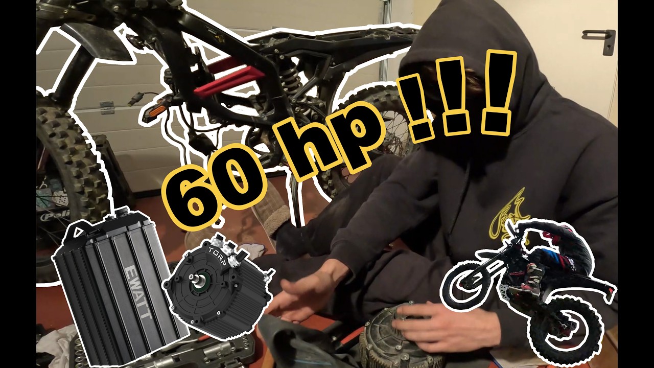 MOTO ELÉCTRICA de 60 CV - Surron Ultra Bee on Steroids  Desmonto mi ebike para triplicar la potencia