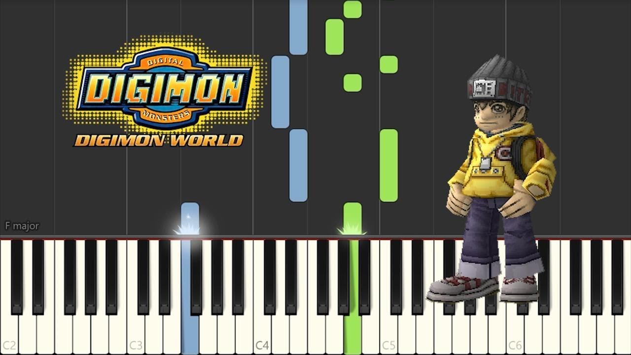 Digimon World - 星空のおやすみ Starlit Night [File City (Night)] (Piano Tutorial by Javin Tham)