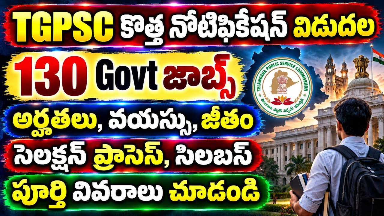TGPSC HMWS Manager Jobs Notification 2026 | TSPSC Upcoming Notification 2026| TSPSC HMWS Jobs 2026