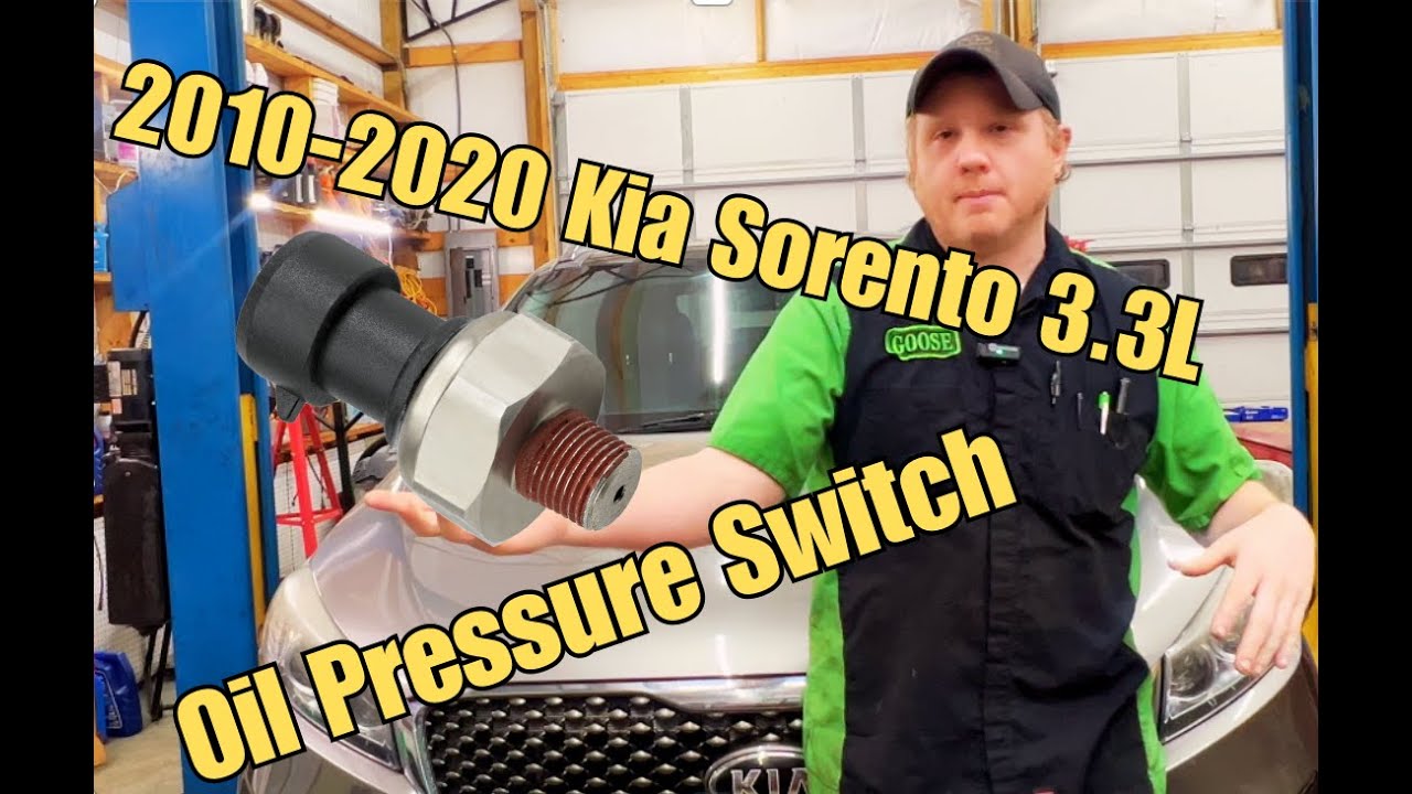 Утечка масла и мигание индикатора давления масла на Kia Sorento 3.3L GDI V6 (07-18) - замена датч...