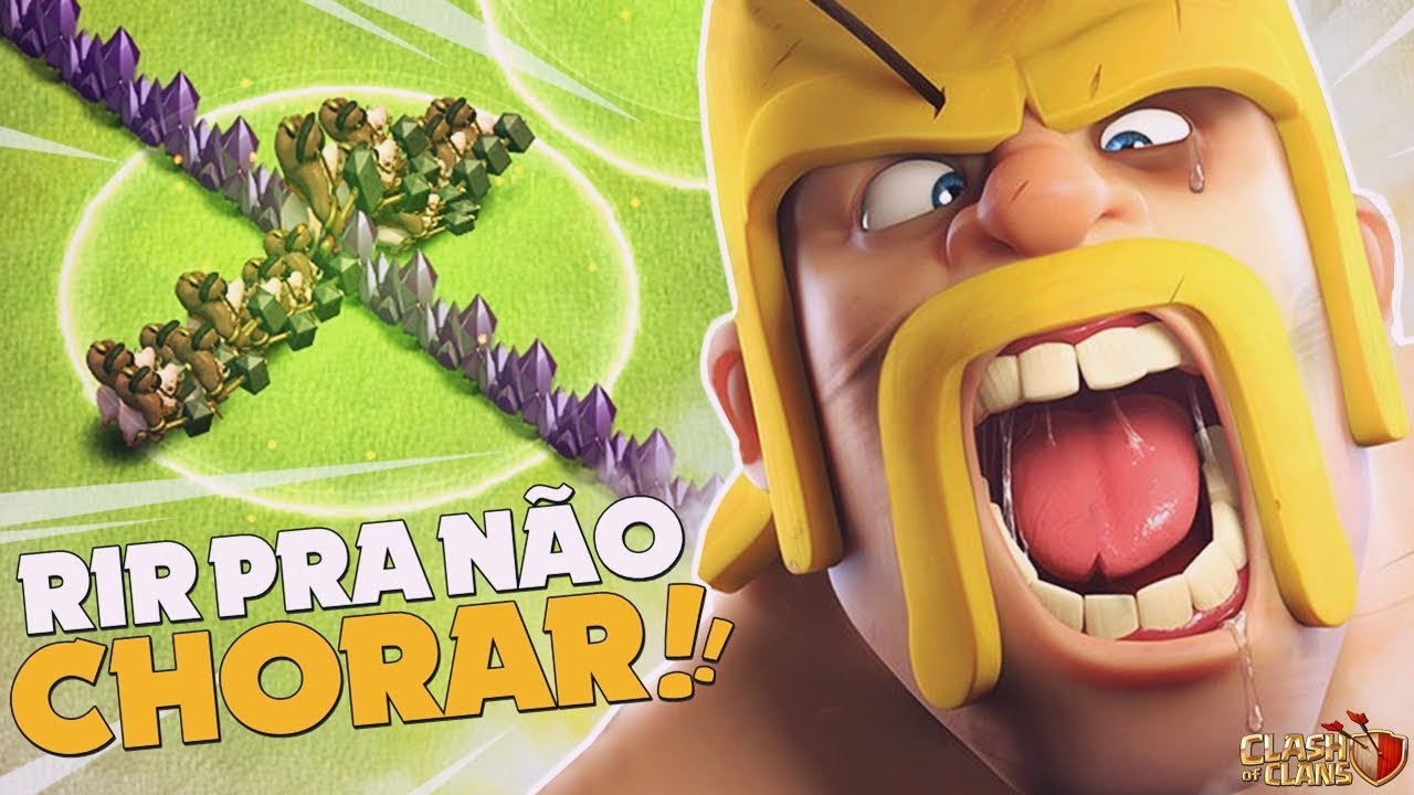 NÃO SOU OBRIGADO A VER ESSAS NOOBAGEM SOZINHO! TROLLANDO NOOBS NA VILA FULL 1 | CLASH OF CLANS