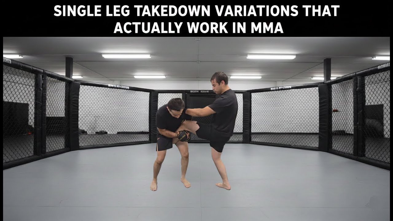 Single Leg Takedown Variations That Actually Work in MMA