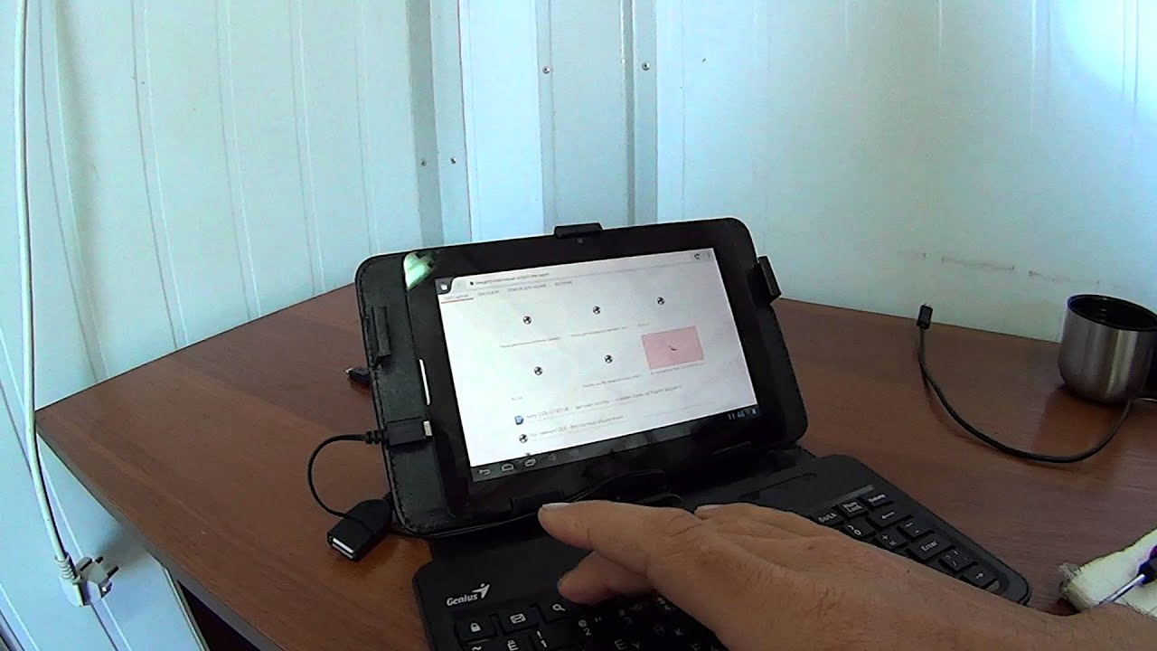 Обзор чехол клавиатура Genius LuxePad A120