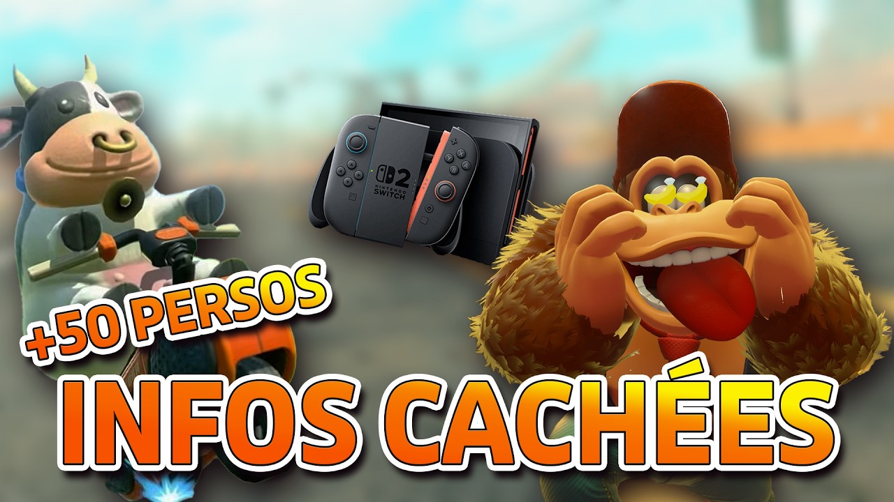 TOUTES les INFOS que vous avez LOUPÉES dans le Nintendo DIrect ! - Switch 2, Mario Kart World...