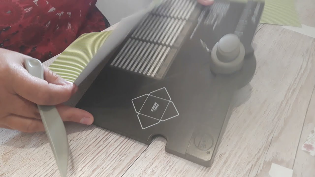 tuto enveloppe boite avec la punch board scrapboking