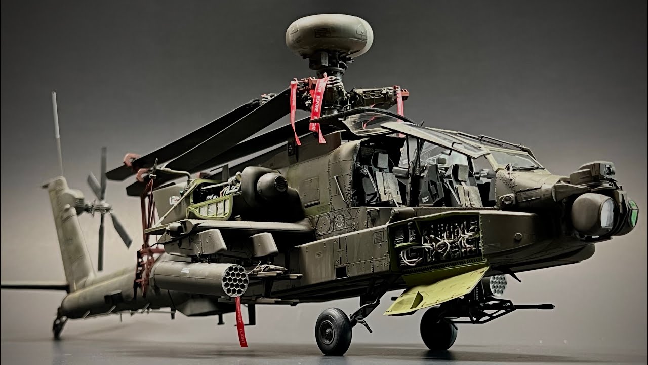 Full Build Slideshow of the Takom 1:35  Scale AH-64E Apache