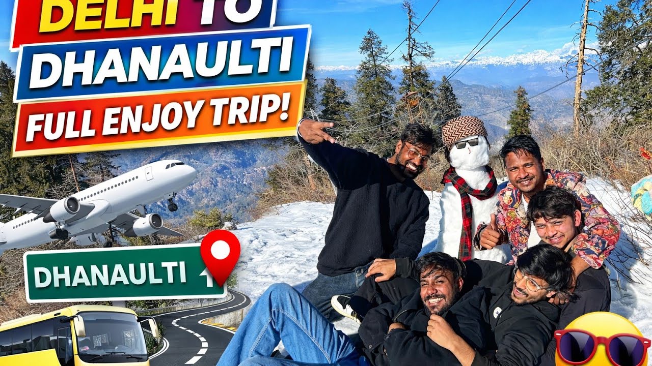 Delhi to dhanaulti full enjoy 😎✌️, daily vlogs ✌️😎