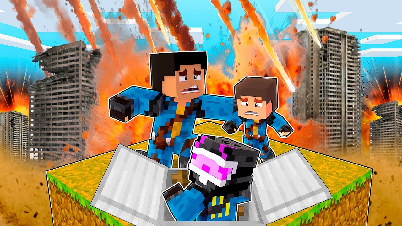 EL DÍA DEL FIN DEL MUNDO EN MINECRAFT TROLL 😭