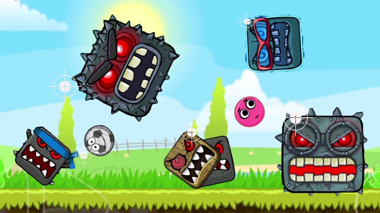RED BALL 4  SOCCER BALL & PINK BALL 'FUSION BATTLE' with FRIEND BOSS 1 & CAVE ALL BOSS