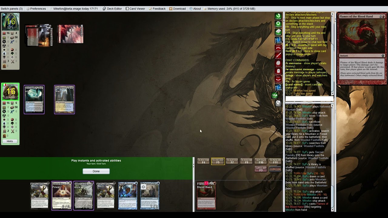 2503   Modern Esper Delver Frog 046 Burn