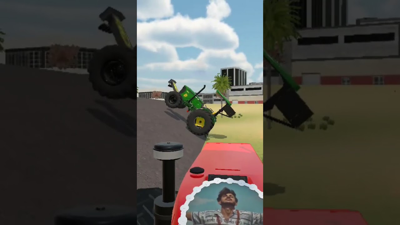 John Deere open lion#nishudaswal#openlion#swarajshop#stunt#tractor#rohitdeshwal