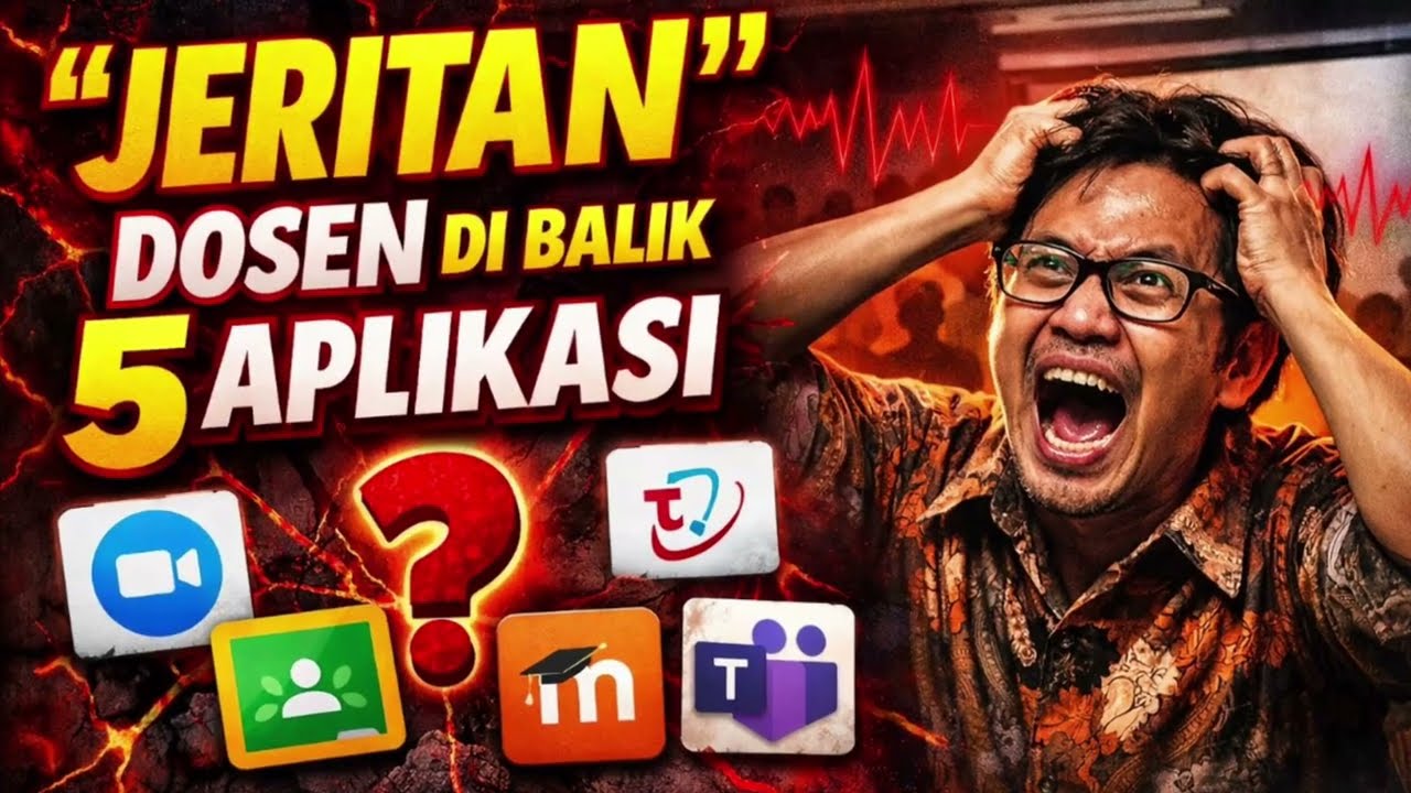 DOSEN INDONESIA TENGGELAM PENUHI 5 APLIKASI BERBEDA