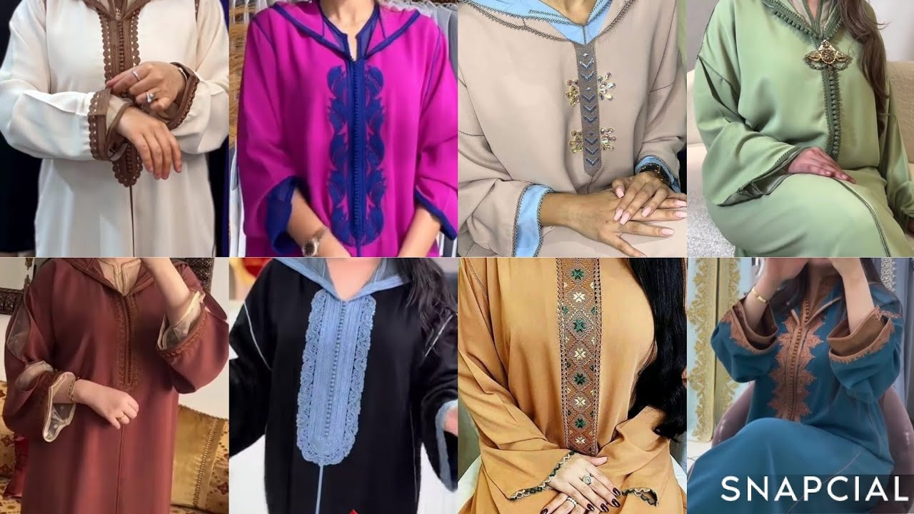 #جلابةـمغربية #جليلباتـرمضانـالعيد أجمل موديلات جلابة المغربية تشكيلات أنيقة للاعياد والمناسبات😍