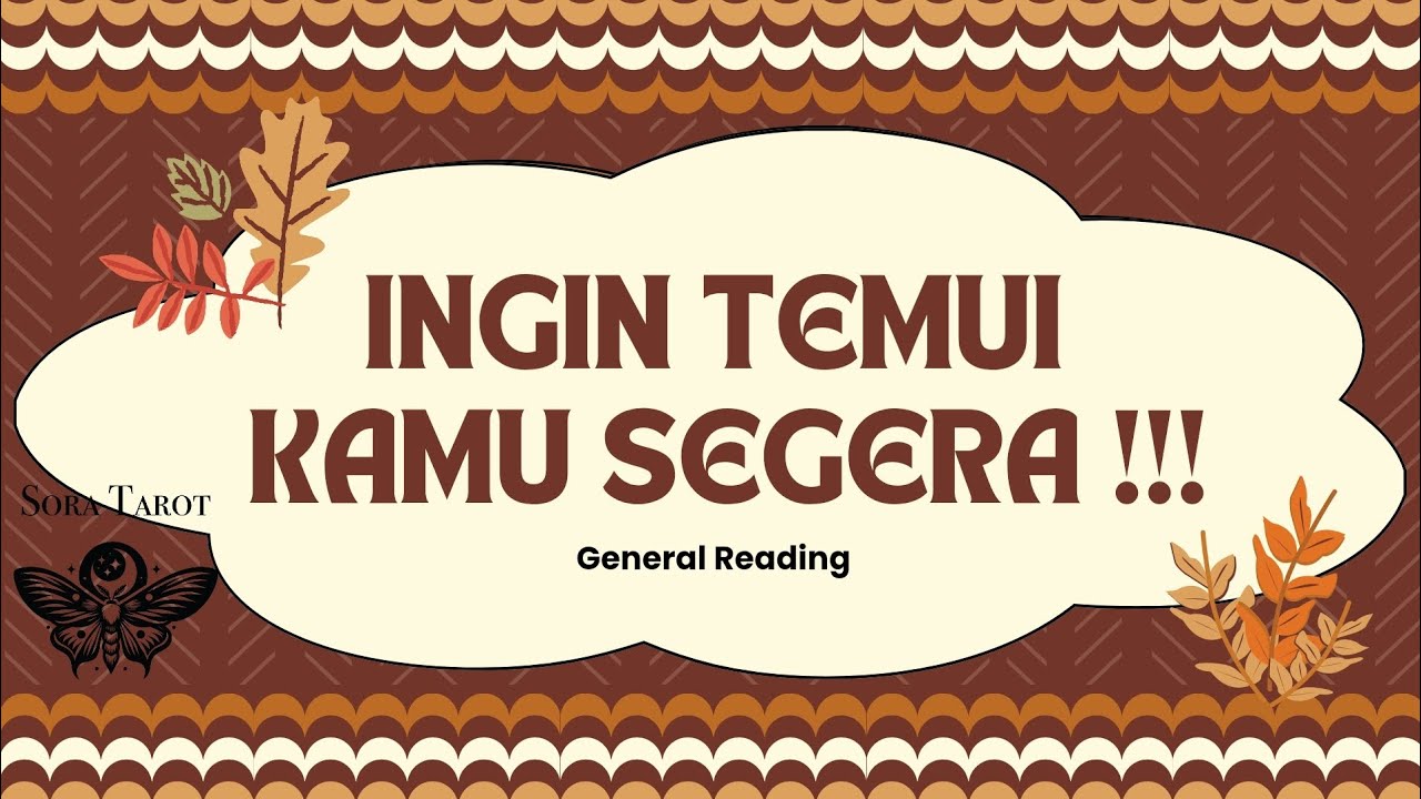 INGIN TEMUI KAMU SEGERA
