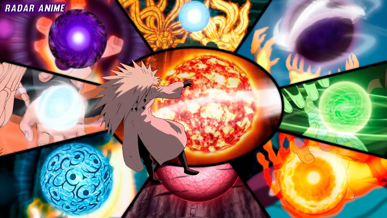 TODOS OS TIPOS DE RASENGAN E RASENSHURIKEN