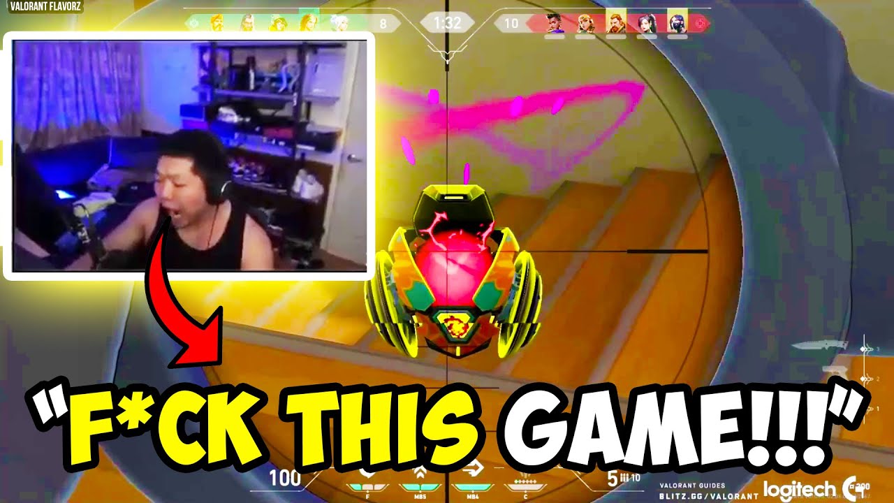 When Valorant Pros and Streamers RAGEEEEEEEE (KEKW)