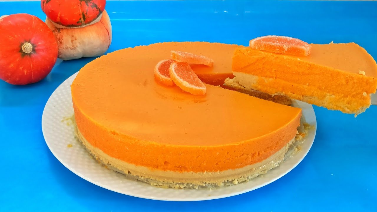 💥Торт БЕЗ ВЫПЕЧКИ ТЫКВЕННЫЙ КАПРИЗ!  Нереально Вкусный Домашний Торт. Без Духовки Вы полюбите ТЫКВУ
