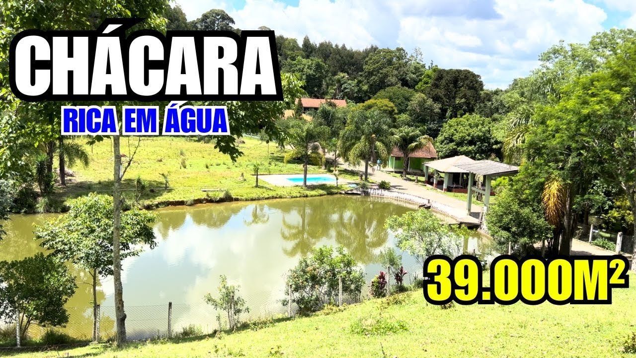 CHÁCARA RICA EM ÁGUA, 4 TANQUES DE PEIXES, NASCENTES, POMAR COMPLETO 3 CASAS DE ALVENARIA 1KM CIDADE