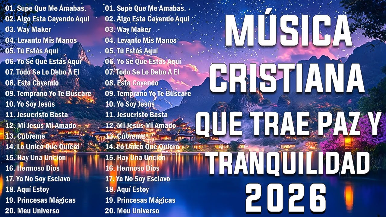 🙏LEVANTO MIS MANOS 🙏 PODEROSAS ALABANZAS CRISTIANAS ADORACION MUSICA CRISTIANA DE ADORACION PARA