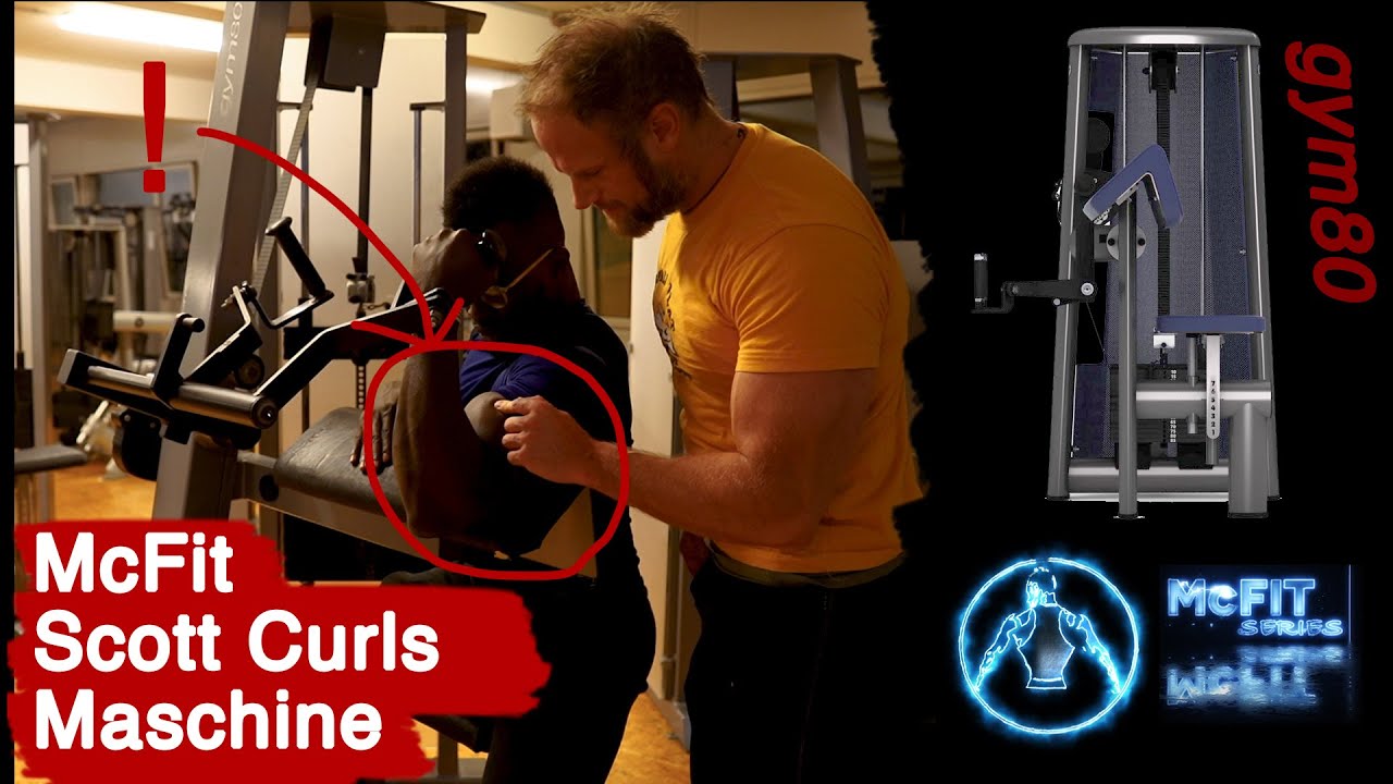 McFit SCOTT CURLS MASCHINE | Bizepsübung | Gym 80 | Richtige Ausführung | Armtraining | McFit Series