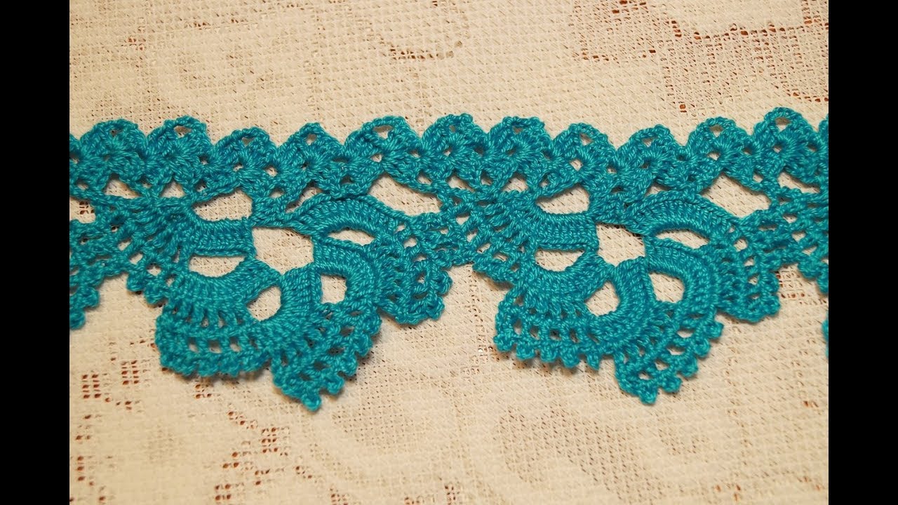 Кайма №1 для низа платья или блузы,скатерти.frill for the bottom of the dress or blouse, tablecloth.