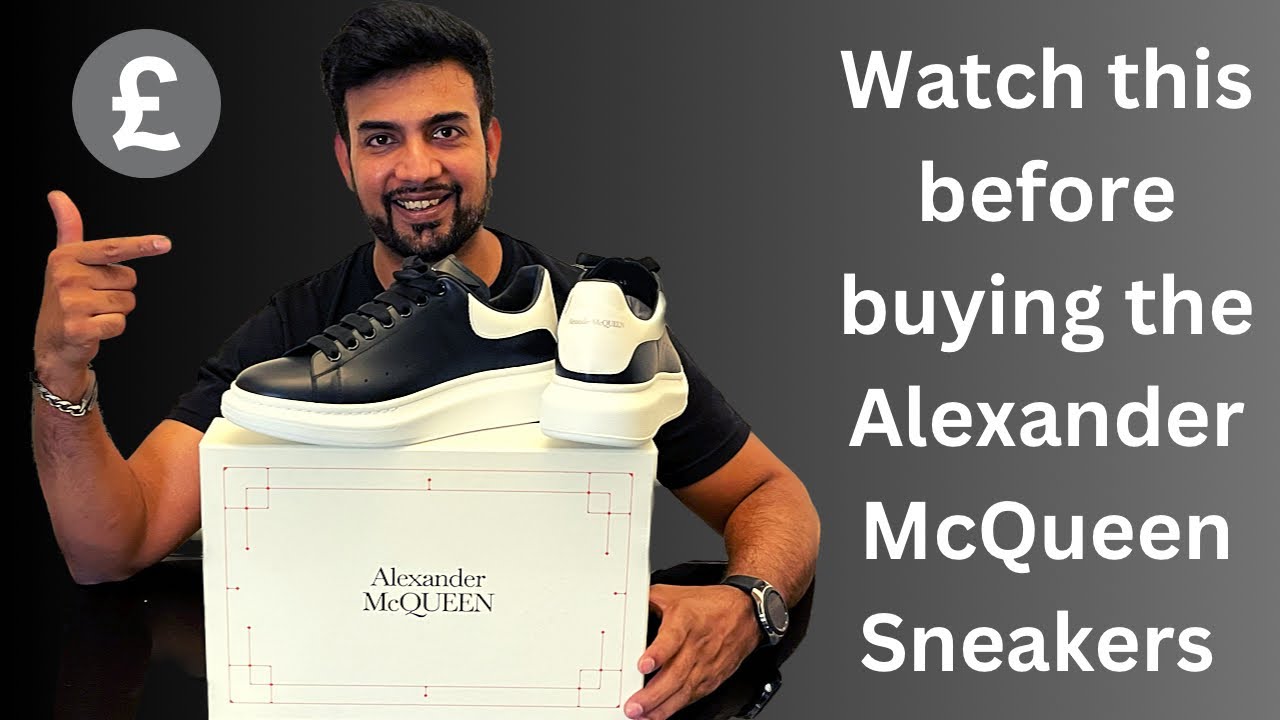 Alexander McQueen Oversized Sneakers in Black/White Unboxing and Review!
