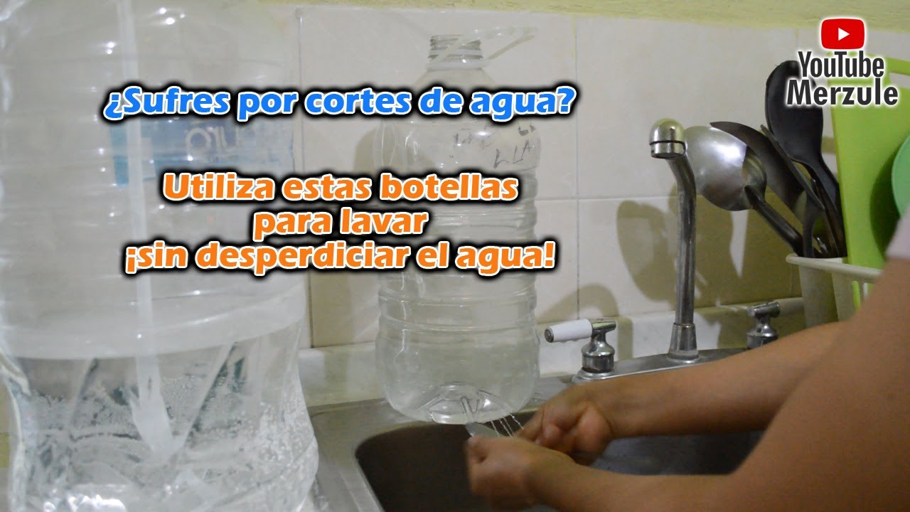 Escasez de agua | cortes de agua | Lavar trastes sin desperdiciar agua