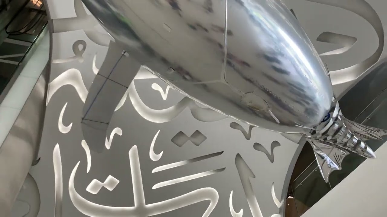 Museum of the Future in Dubai - flying penguin robot