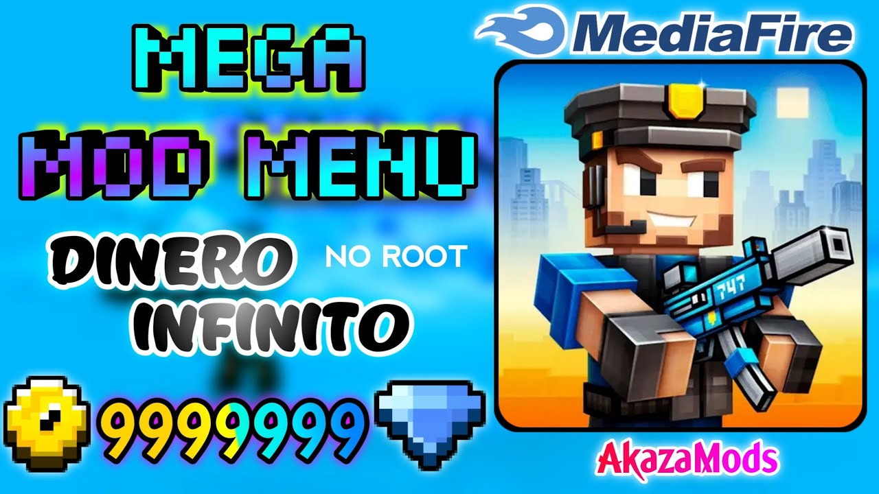 Pixel Gun 3D (Gemas Infinitas) Mega Mod Menu | AkazaMods