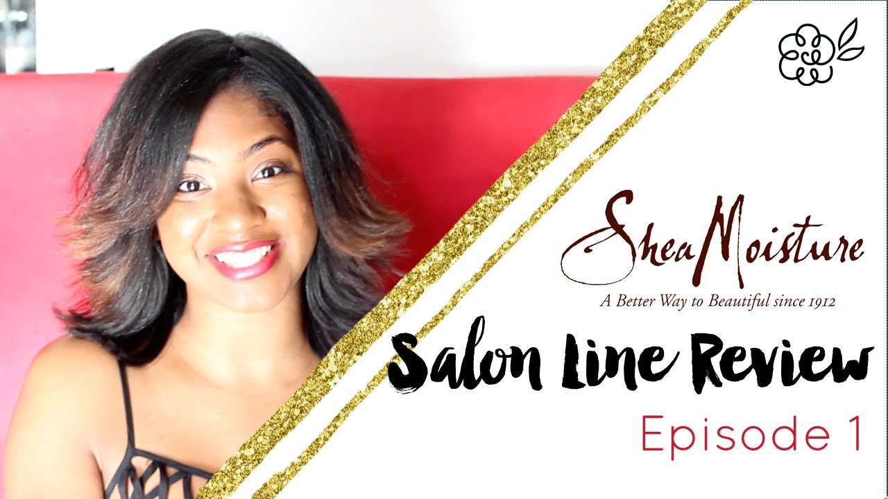 STRAIGHT NATURAL HAIR | Shea Moisture Salon Line Ep. 1