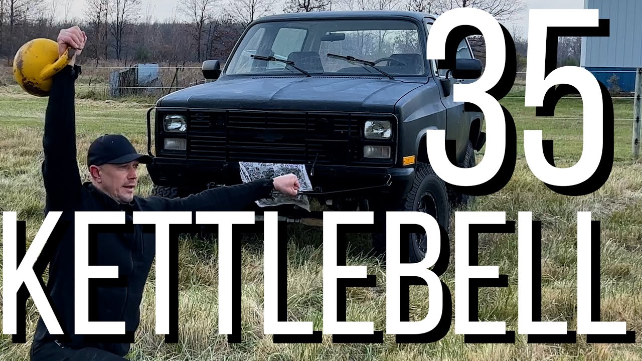 Kettlebell 35 - clean and press to overhead step back lunge - tgu breakdown drill
