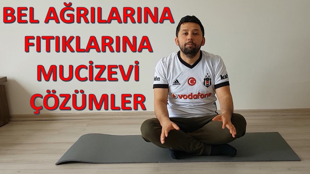 Bel Ağrısı | Fıtığı | Tutulmasını TAMAMEN Bitirecek 4 Egzersiz
