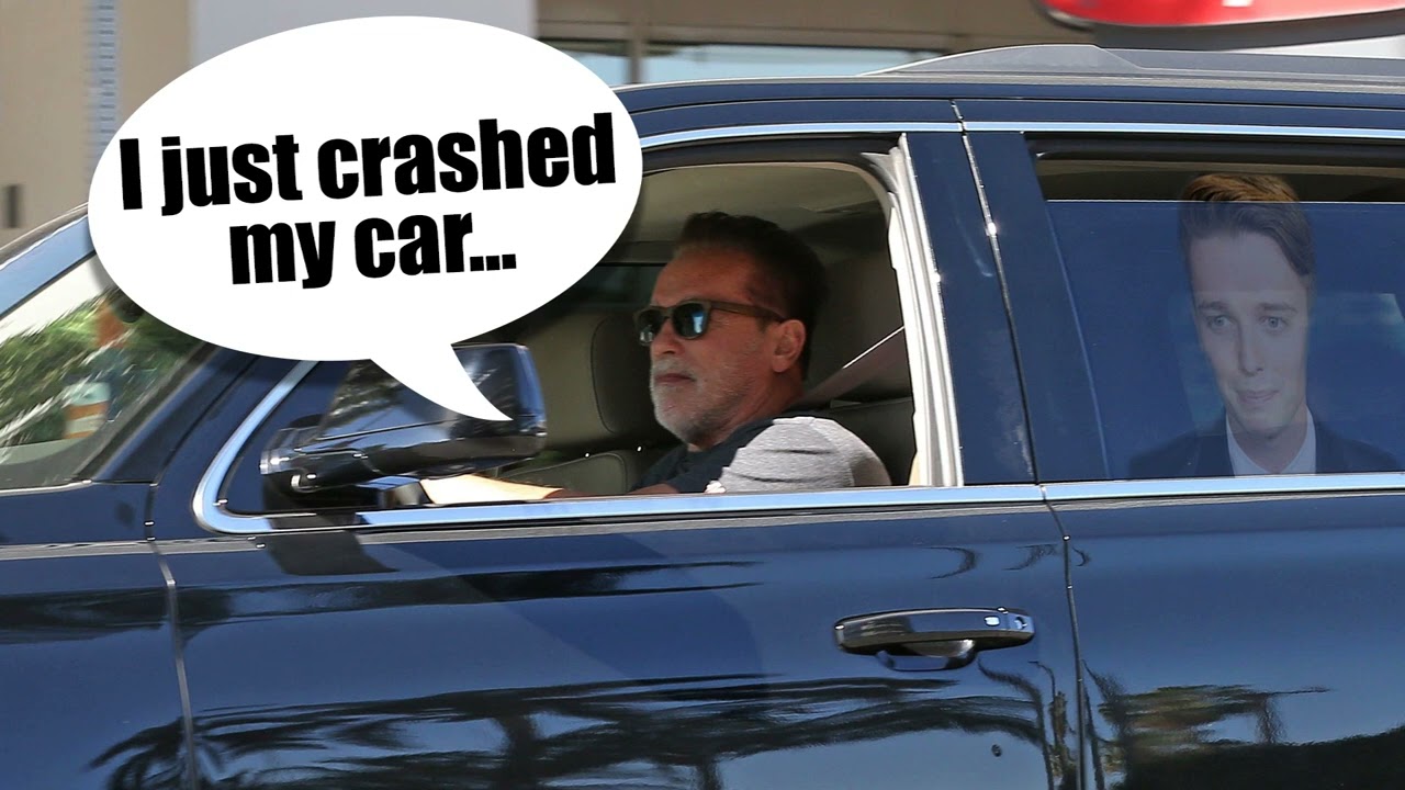 Arnold Crashes His Car Outside 232 Alton Drive